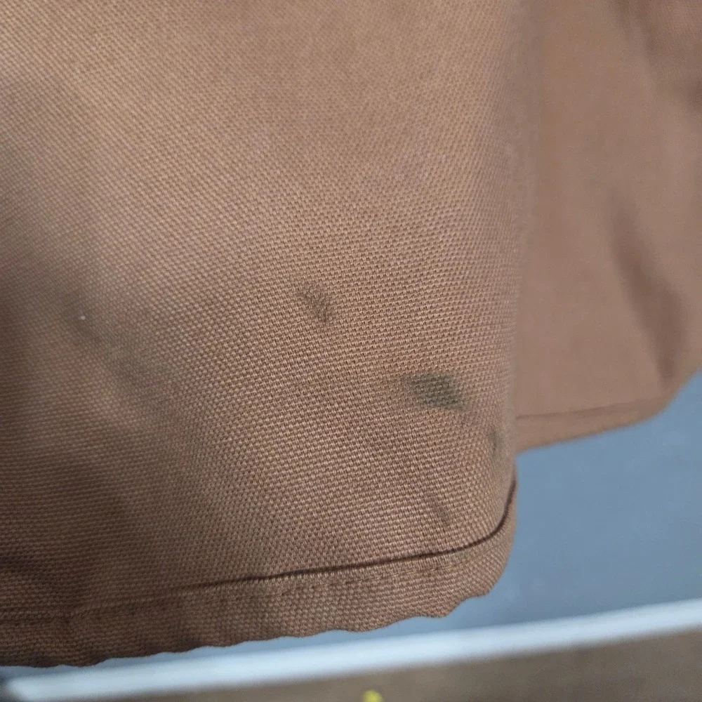 vintage Woolrich Outdoor hunting Vest Brown Men's Size L Pockets Adjustable - Picture 4 of 6